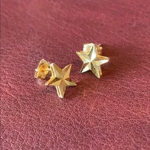 Solid 14K GOLD Studs Vintage